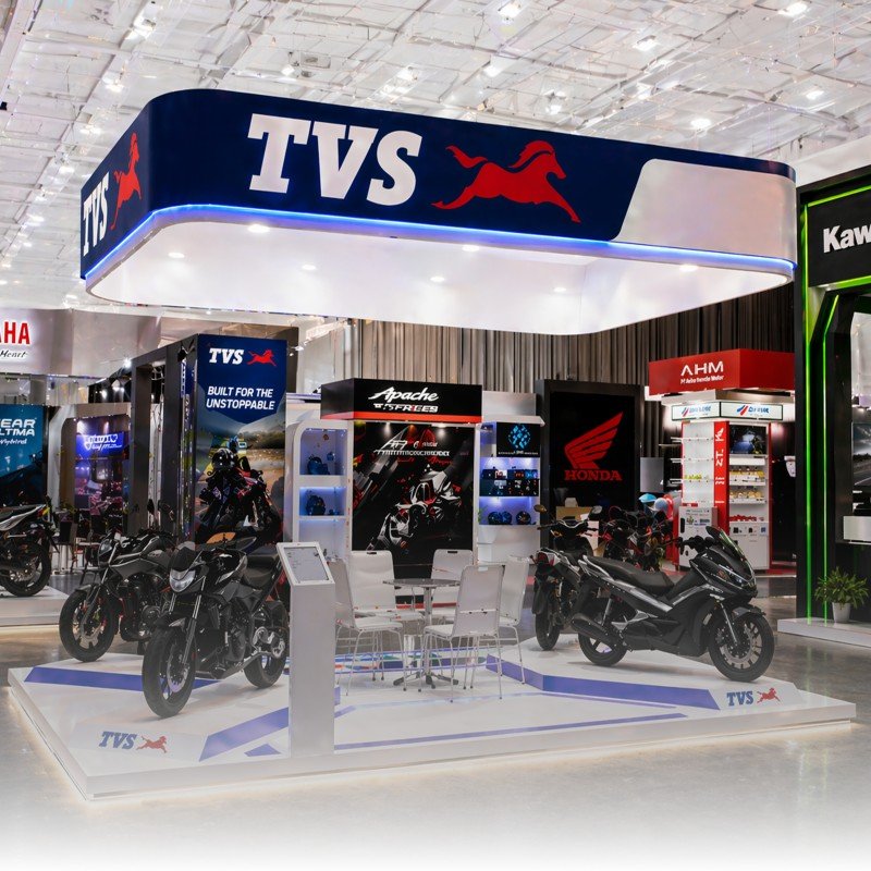 i029 - Otomotif TVS - persewaan booth pameran jakarta bekasi tangerang bogor