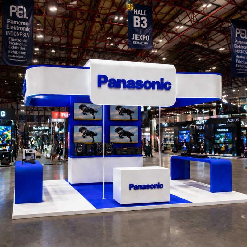 i032 - Electronic Panasonic - sewa booth pameran bekasi