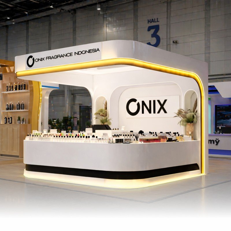 i099 - Booth 3x3 Onix - jasa pembuatan booth pameran jakarta bekasi tangerang bogor